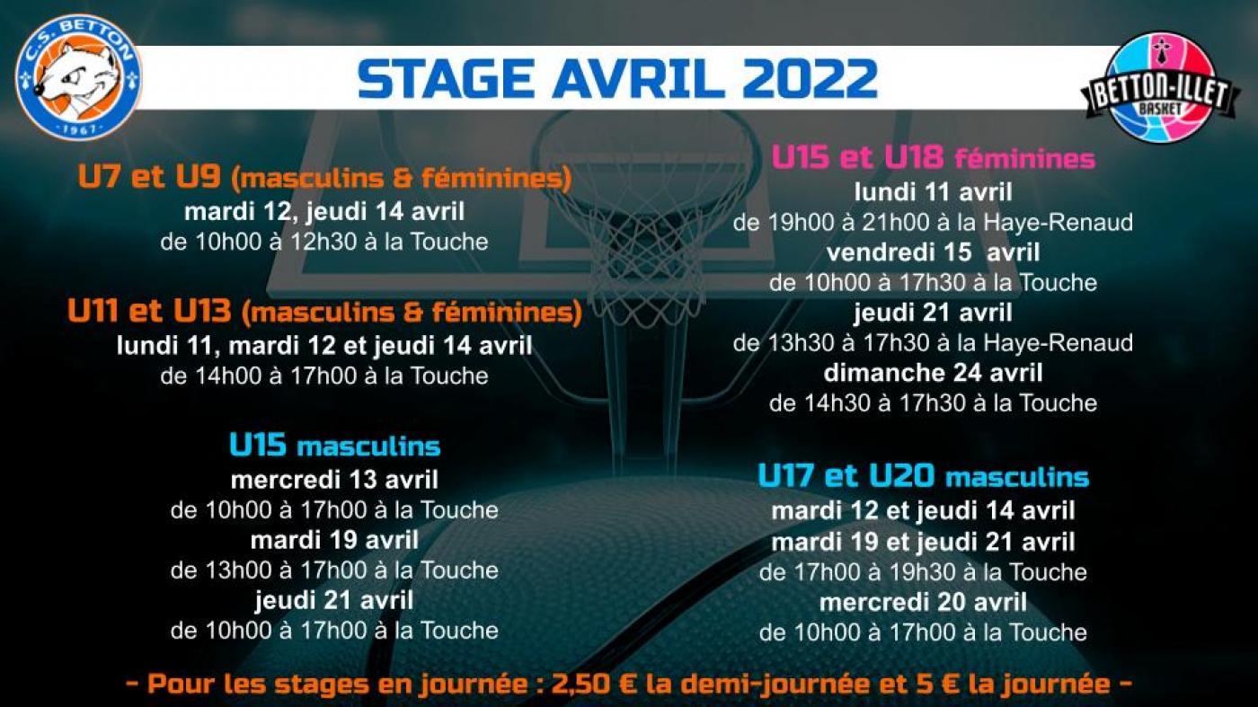 Affiche stages AVRIL (1)